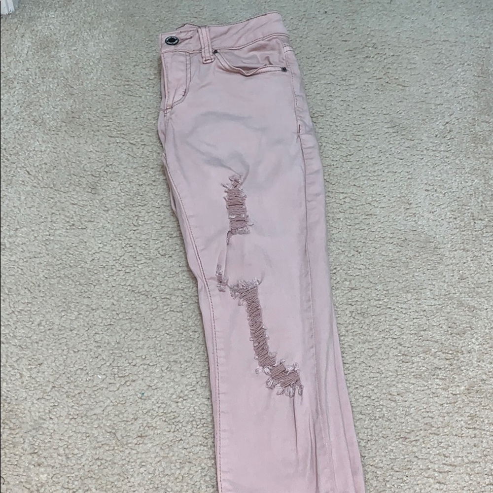 🚚 DONATED !! Pink Jeans - Picture 2 of 3